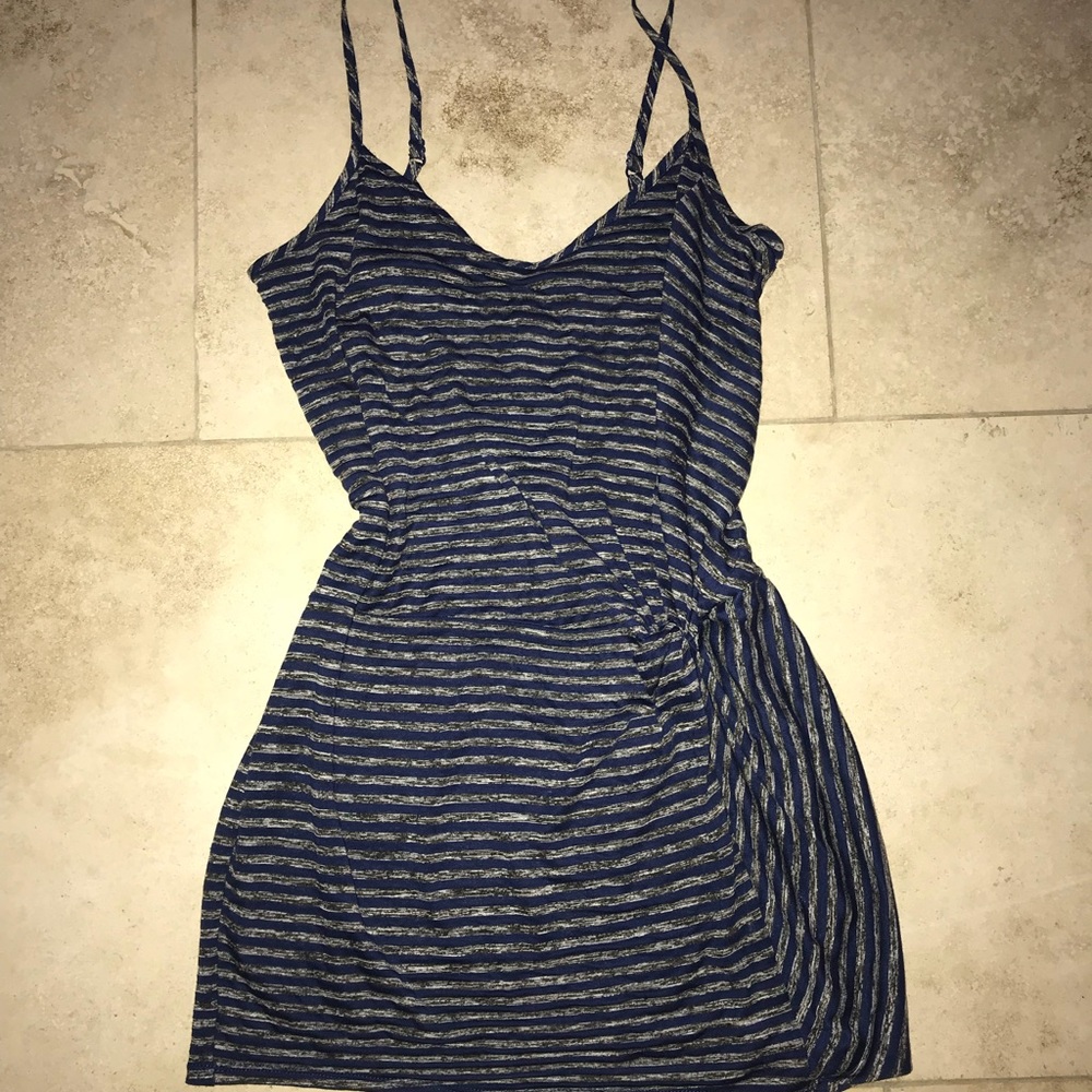 Blue/Gray fitted Tank top ‼️